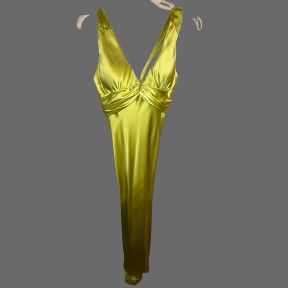 Dresses Formal Vneck Lime Green Cocktail Dress Size 2 Poshmark